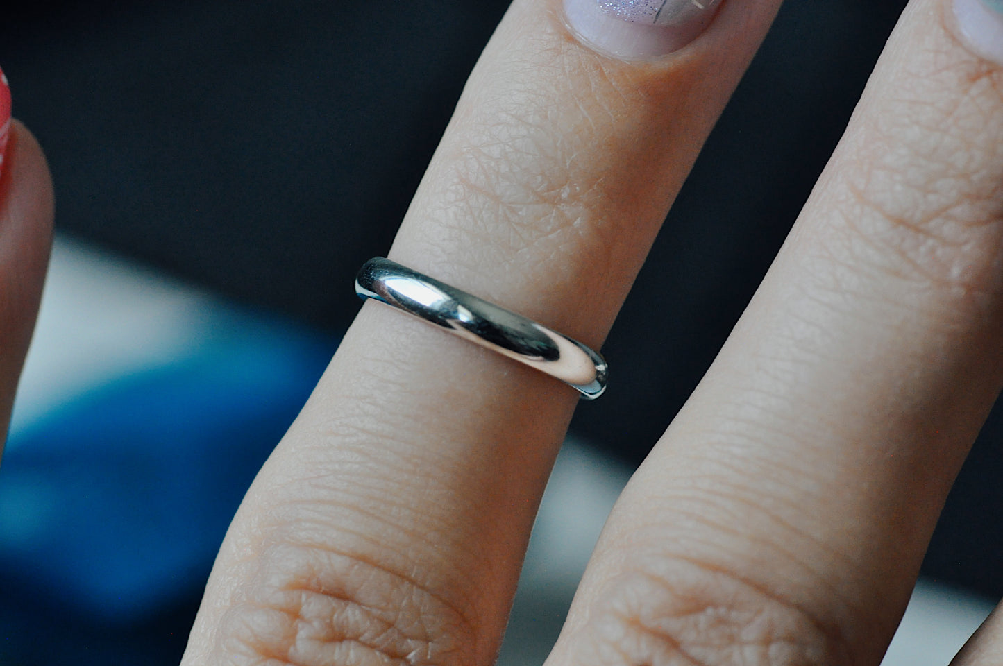Silver Toe Ring Thick