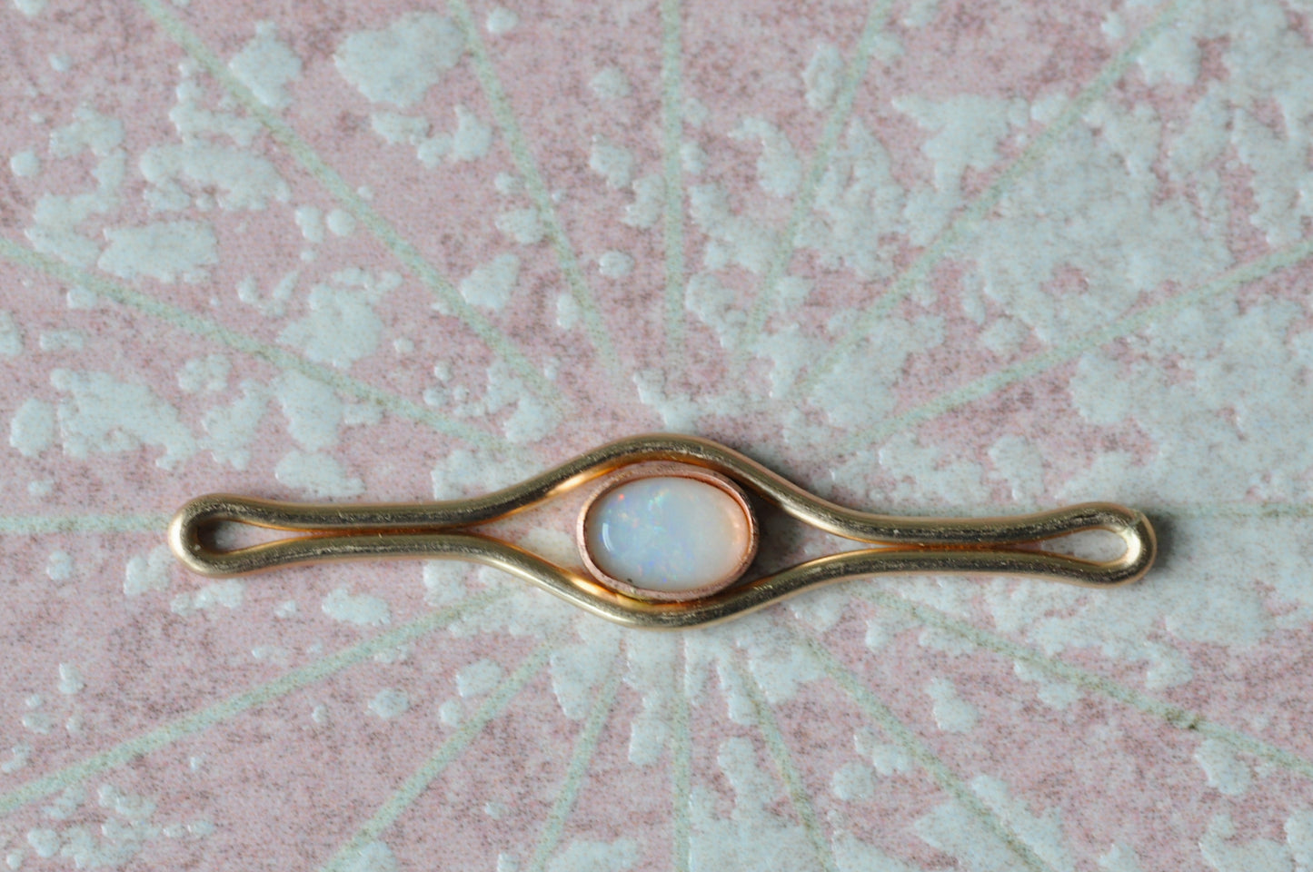 Opal Toe Ring