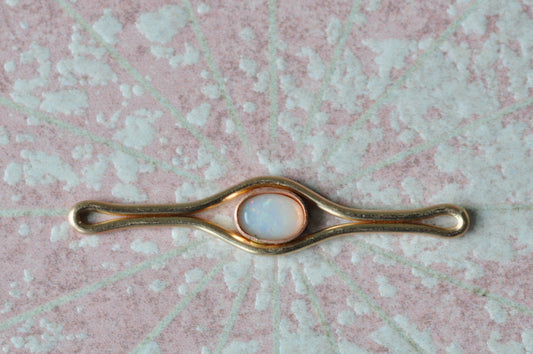 Opal Toe Ring
