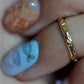 Gold Toe Ring Flower