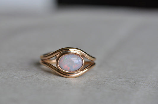 Australian Opal Toe Ring