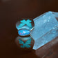 Butterfly Australian Opal Doublet and Turquoise Ring Size 7.75-8.25