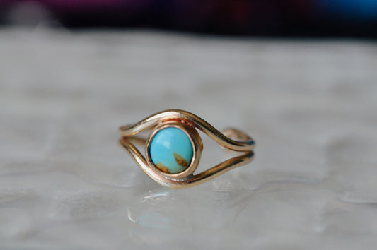 Turquoise Toe Ring