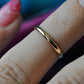 Gold Toe Ring Thin