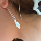 Pearl Fish Threader Earrings