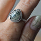 Green Ocean Jasper Ring Size 7.25