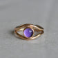 Amethyst Toe Ring