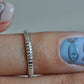 Silver Toe Ring Sparkle