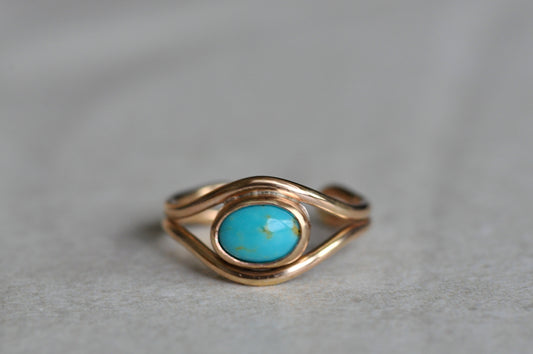 Turquoise Toe Ring