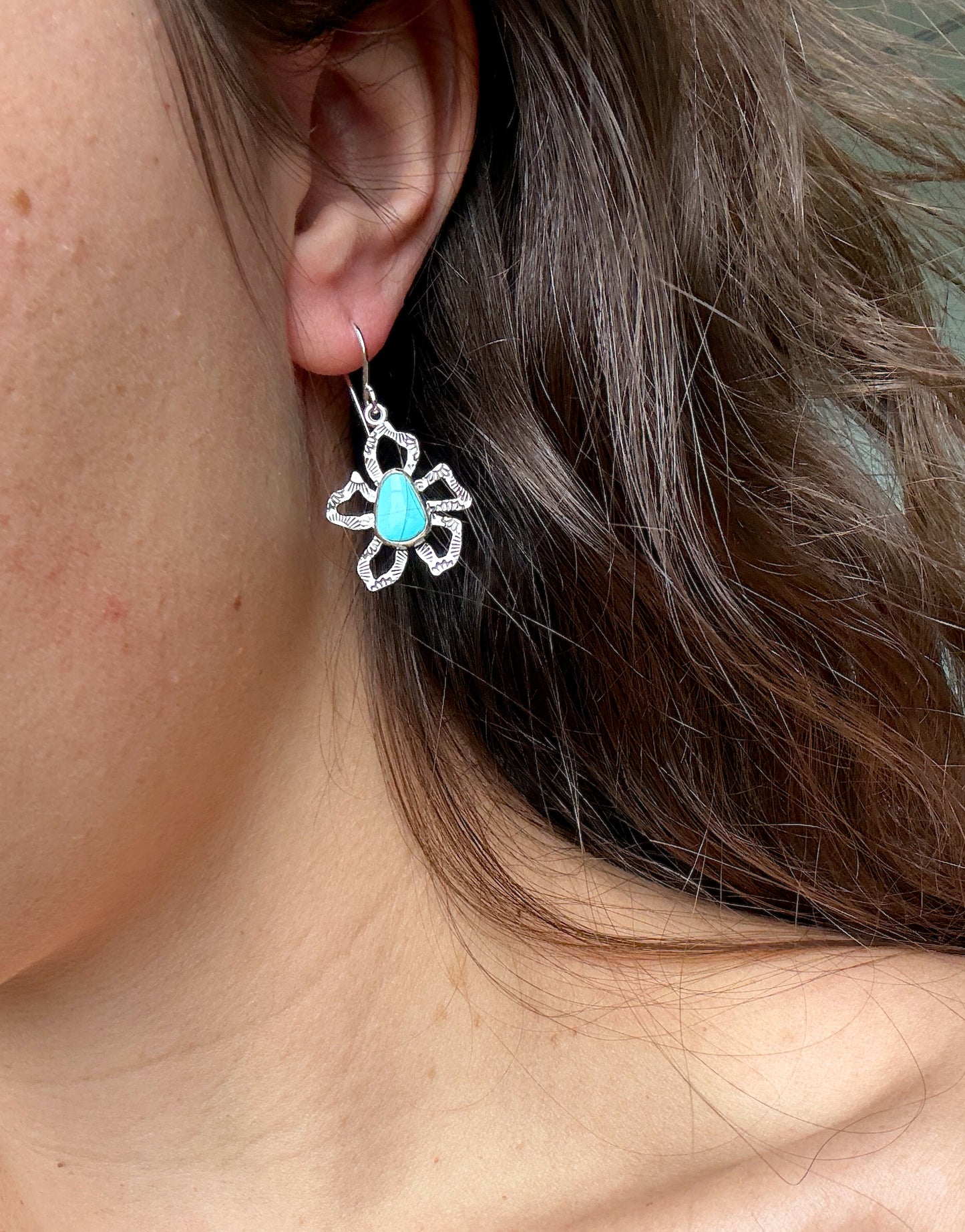 Turquoise Bloom Earrings