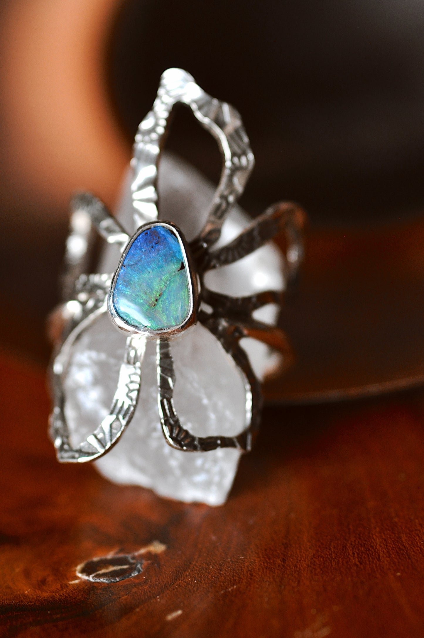 Opal Bloom Ring Size 9-9.5
