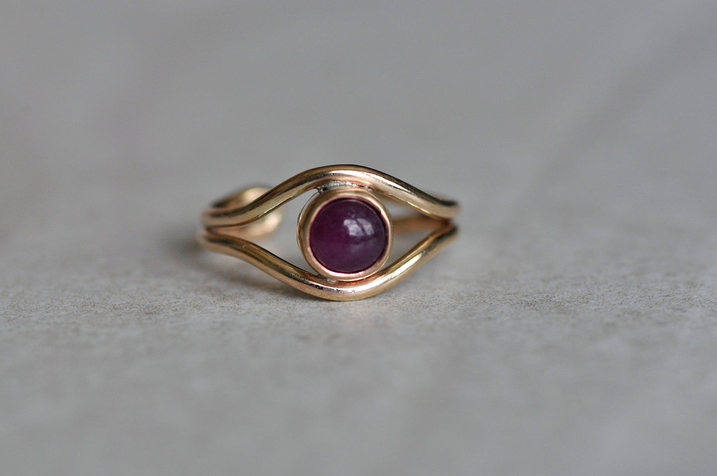 Ruby Toe Ring