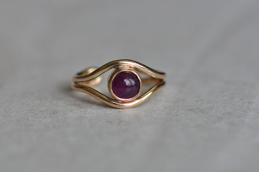 Ruby Toe Ring