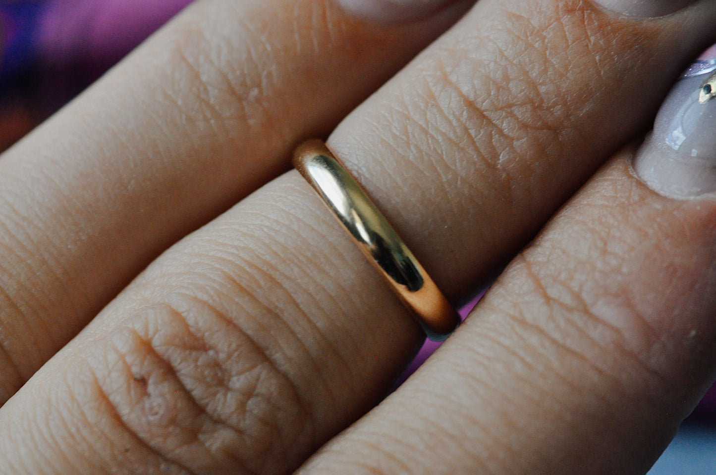 Gold Toe Ring Thick