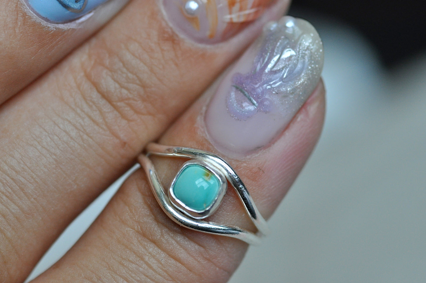 Turquoise Toe Ring