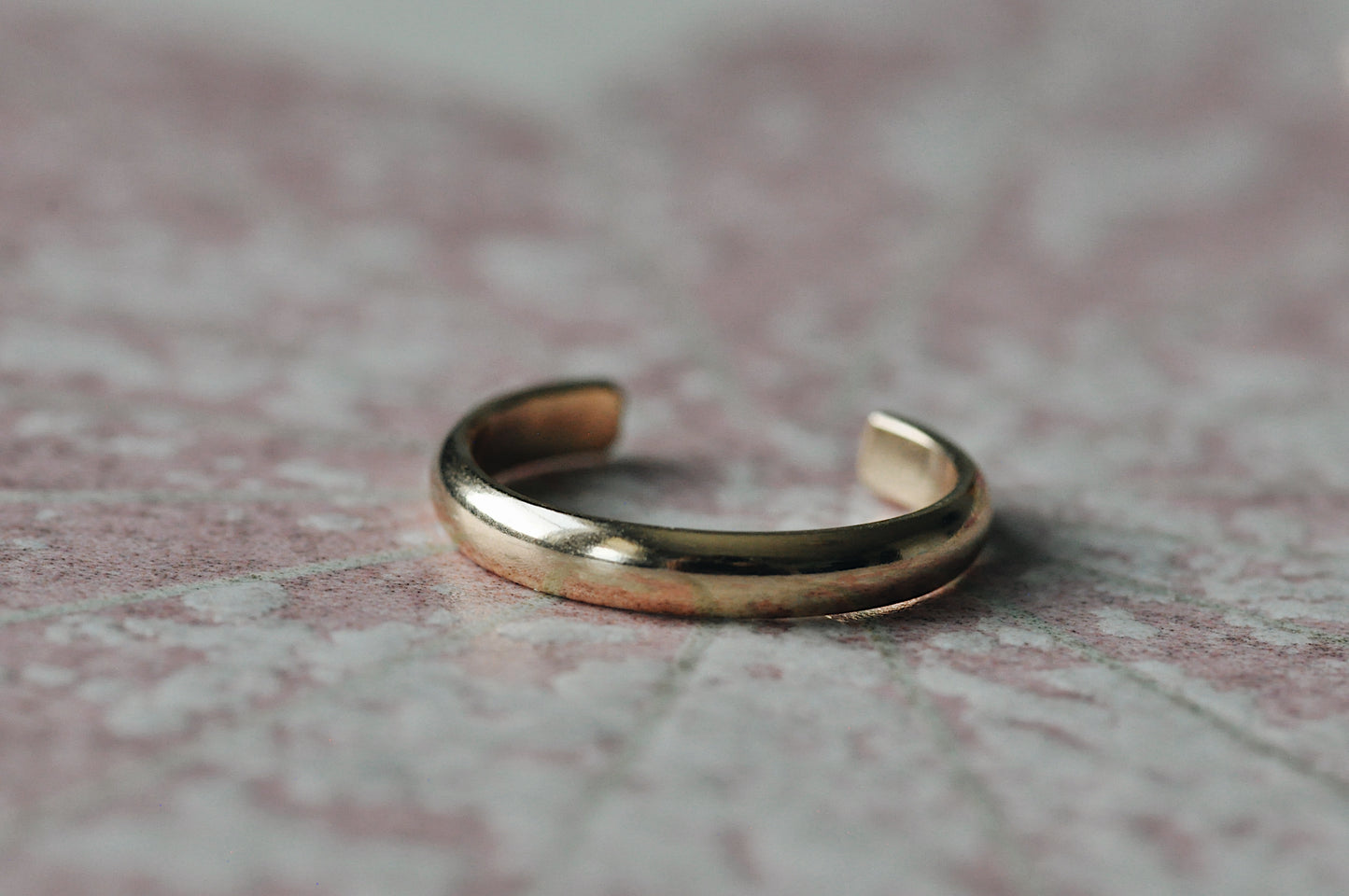 Gold Toe Ring Thick