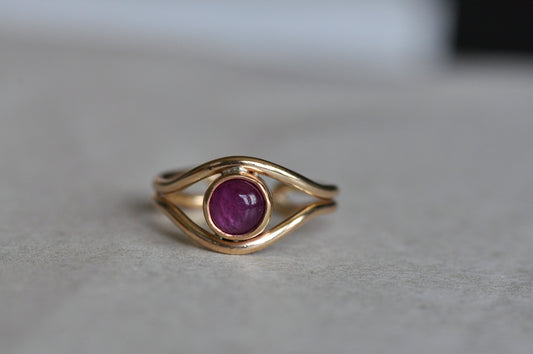 Ruby Toe Ring