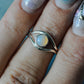 Opal Toe Ring