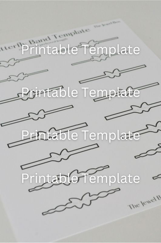 Butterfly Ring Band Template