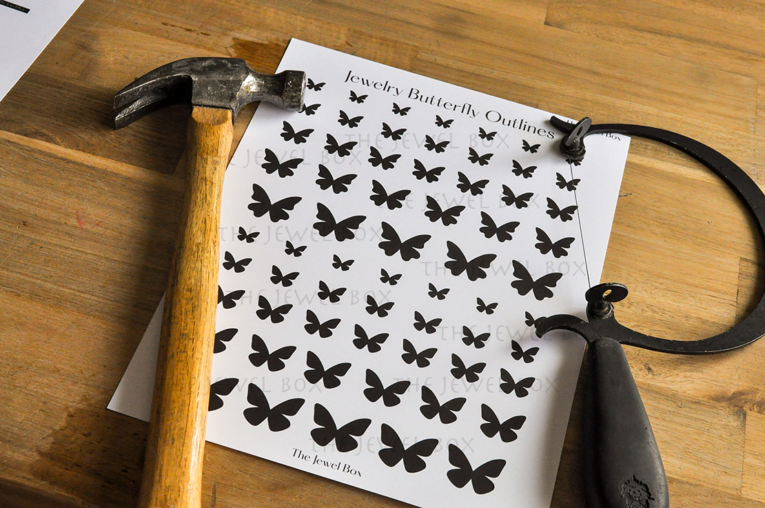 Butterfly Jewelry Template