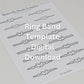 Butterfly Ring Band Template