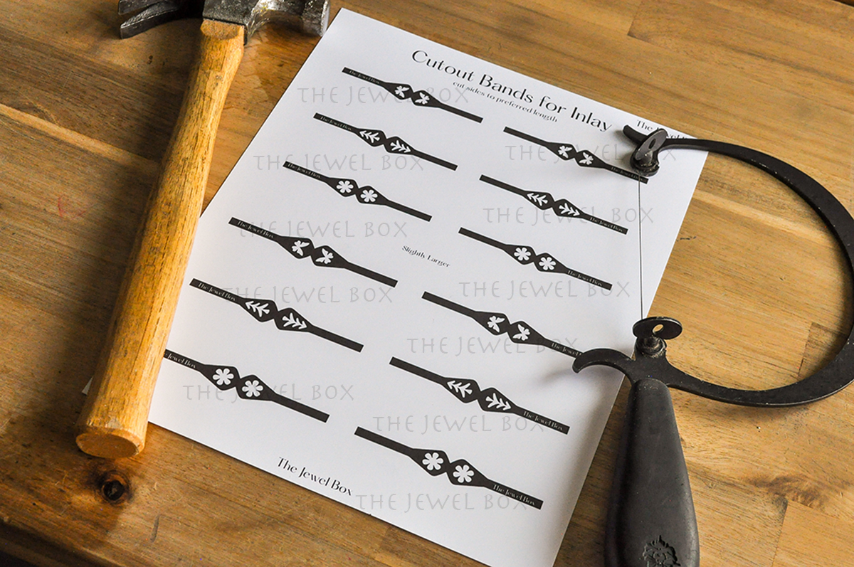 Inlay Ring Band Template