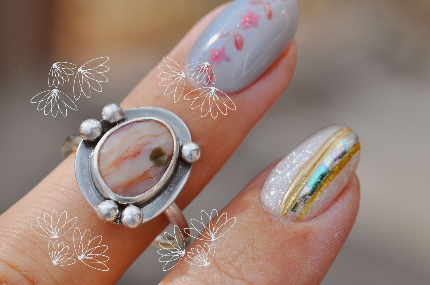 Cinnamon Jasper Ring Size 7