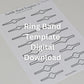 Saddle Ring Band Template