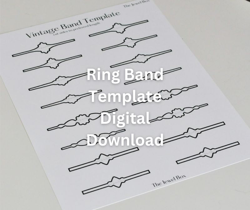 Vintage Ring Band Template